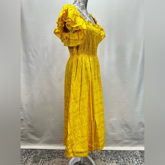 Banana Republic Sunlit Yellow Midi Dress - Picture 10 of 15
